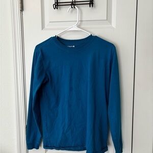 Carhartt Blue Long Sleeve Tee Casual Crew Neck